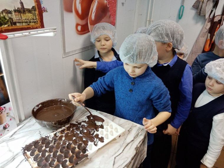 Экскурсия на шоколадную фабрику.